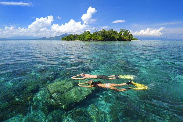 Snorkelling in Bunaken Marine Park