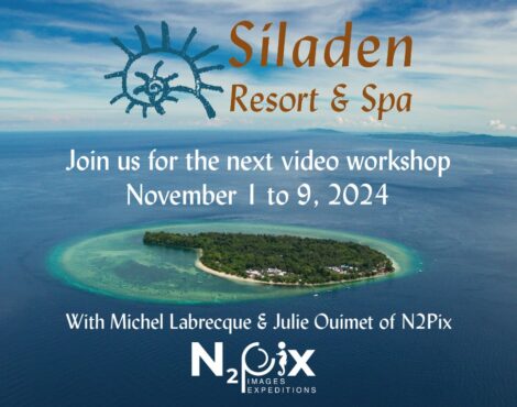 Underwater videography workshop with julie ouimet & Michel Labreque of N2PIX